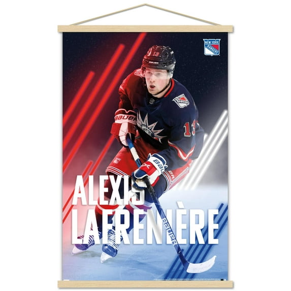 NHL New York Rangers - Alexis Lafrenière 20 Wall Poster with Magnetic Frame, 22.375" x 34"