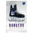 thumbnail image 1 of NHL New York Rangers - Drip Skate 21 Wall Poster, 14.725" x 22.375", Framed, 1 of 3