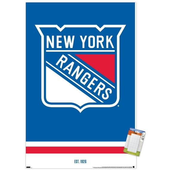 NHL New York Rangers - Logo 21 Wall Poster, 14.725" x 22.375"