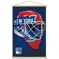 thumbnail image 1 of NHL New York Rangers - Mask 16 Wall Poster with Magnetic Frame, 22.375" x 34", 1 of 6