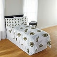 thumbnail image 1 of NHL Officially Licensed Boston Bruins Microfiber Bed Sheet Set - Full, 1 of 5
