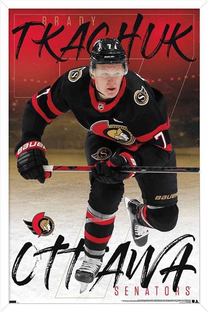 NHL Ottawa Senators - Brady Tkachuk 21 Wall Poster, 22.375" x 34", Framed