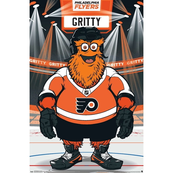 NHL Philadelphia Flyers - Gritty 19 Wall Poster, 14.725" x 22.375"