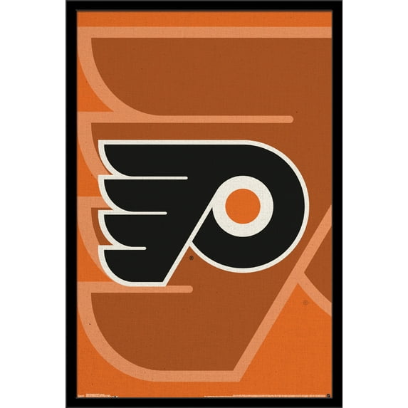 NHL Philadelphia Flyers - Logo 14 Wall Poster, 22.375" x 34", Framed