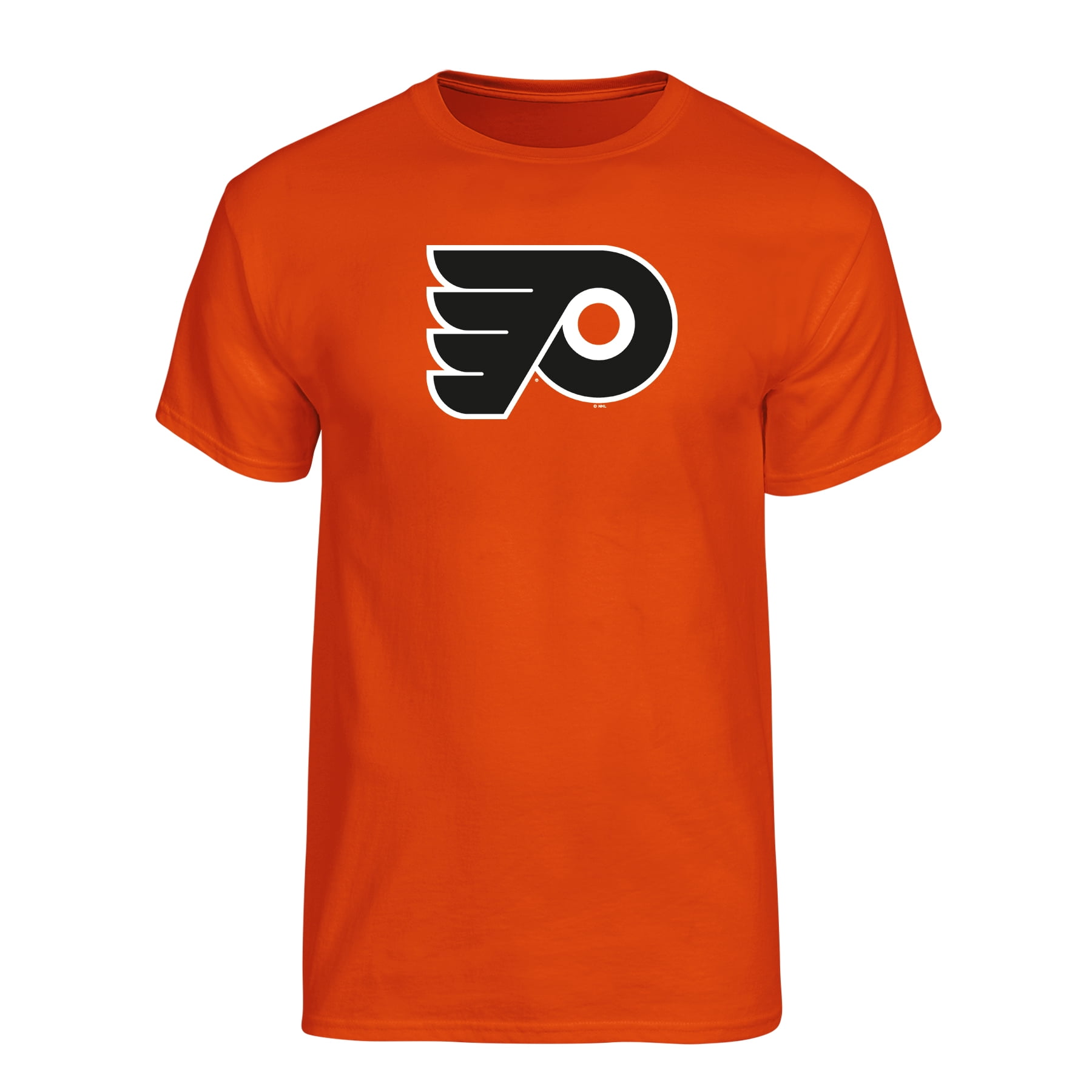 NHL Philadelphia Flyers Men's Team Color Primary Logo Short Sleeve T-Shirt