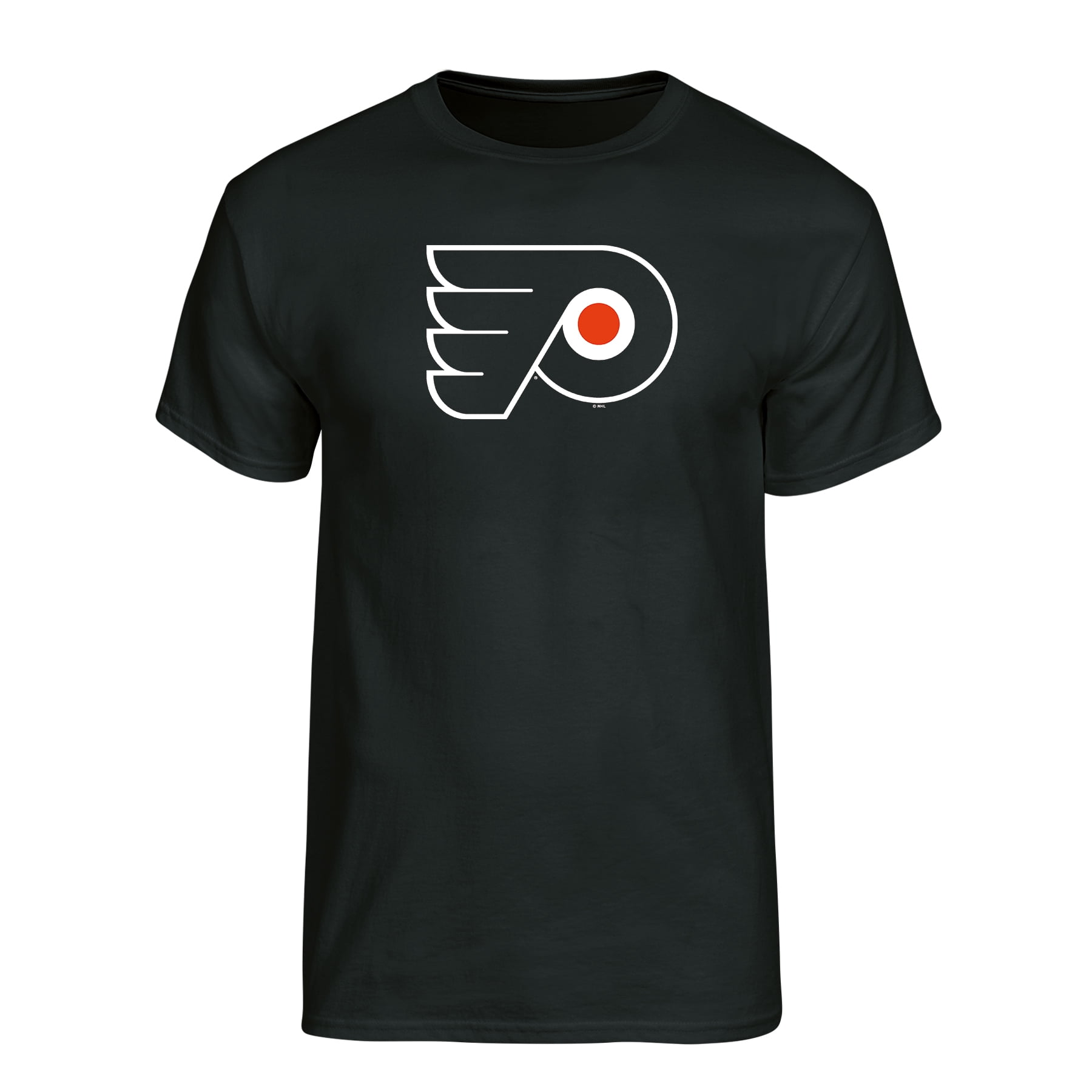 NHL Philadelphia Flyers Men's Team Color Primary Logo Short Sleeve T-Shirt