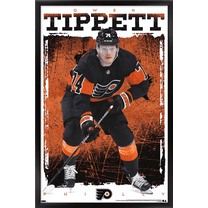 NHL Philadelphia Flyers - Owen Tippett 23 Wall Poster, 14.725" x 22.375" Framed
