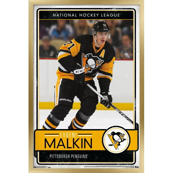 NHL Pittsburgh Penguins - Evgeni Malkin 16 Wall Poster, 22.375" x 34", Framed