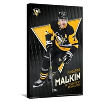 NHL Pittsburgh Penguins - Evgeni Malkin 19 Canvas Wall Poster, 14.725" x 22.375"