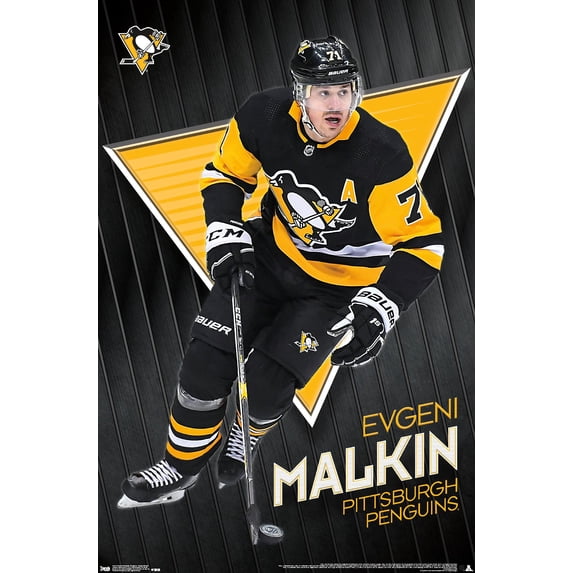 NHL Pittsburgh Penguins - Evgeni Malkin 19 Wall Poster, 14.725" x 22.375"