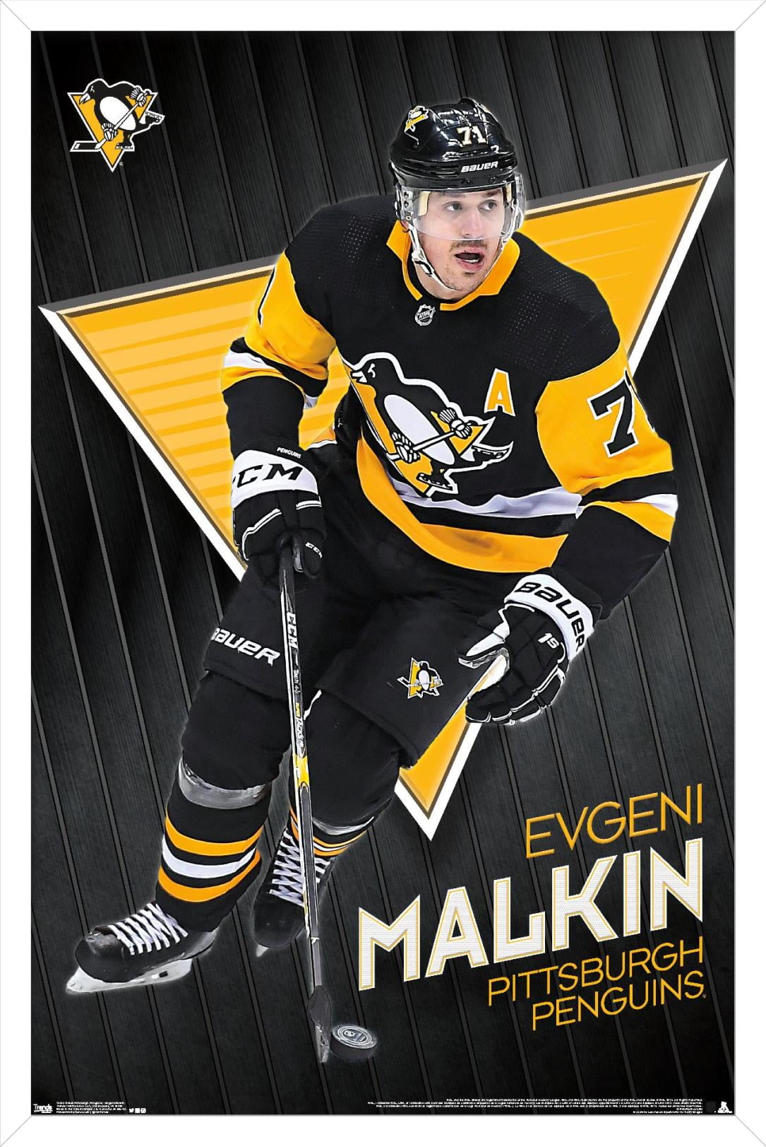 NHL Pittsburgh Penguins - Evgeni Malkin 19 Wall Poster, 22.375" x 34" Framed