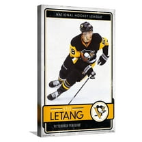 NHL Pittsburgh Penguins - Kris Letang 16 Canvas Wall Poster, 14.725" x 22.375"