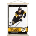 thumbnail image 1 of NHL Pittsburgh Penguins - Kris Letang 16 Wall Poster with Wooden Magnetic Frame, 22.375" x 34", 1 of 3