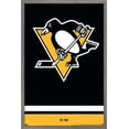 thumbnail image 1 of NHL Pittsburgh Penguins - Logo 21 Wall Poster, 22.375" x 34", Framed, 1 of 3