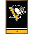 thumbnail image 1 of NHL Pittsburgh Penguins - Logo 21 Wall Poster, 22.375" x 34", Framed, 1 of 3