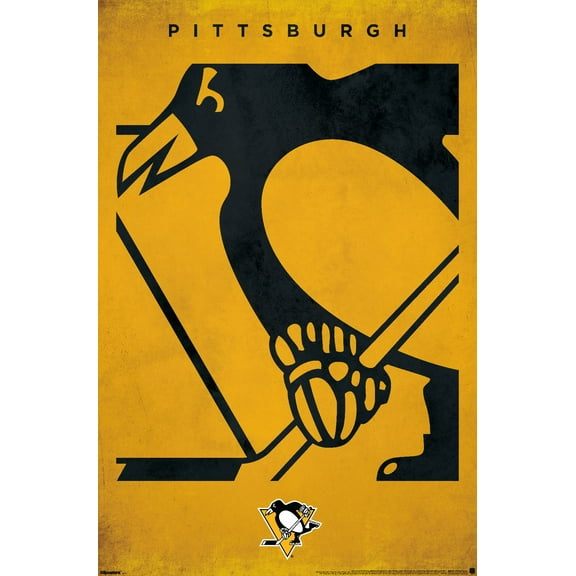 NHL Pittsburgh Penguins - Logo 25 Wall Poster, 14.725" x 22.375"