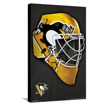 NHL Pittsburgh Penguins - Mask 16 Canvas Wall Poster, 14.725" x 22.375"