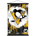 thumbnail image 1 of NHL Pittsburgh Penguins - Maximalist Logo 23 Wall Poster with Magnetic Frame, 22.375" x 34", 1 of 5