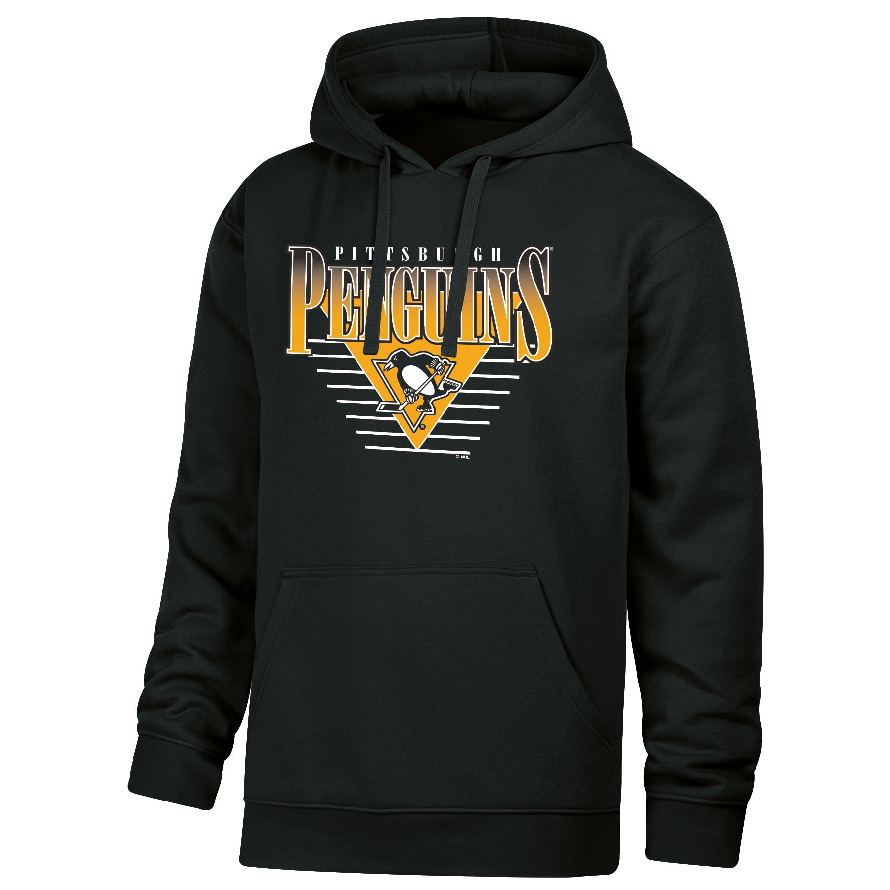 NHL Pittsburgh Penguins Men's Team Color 90's Fleece Hood