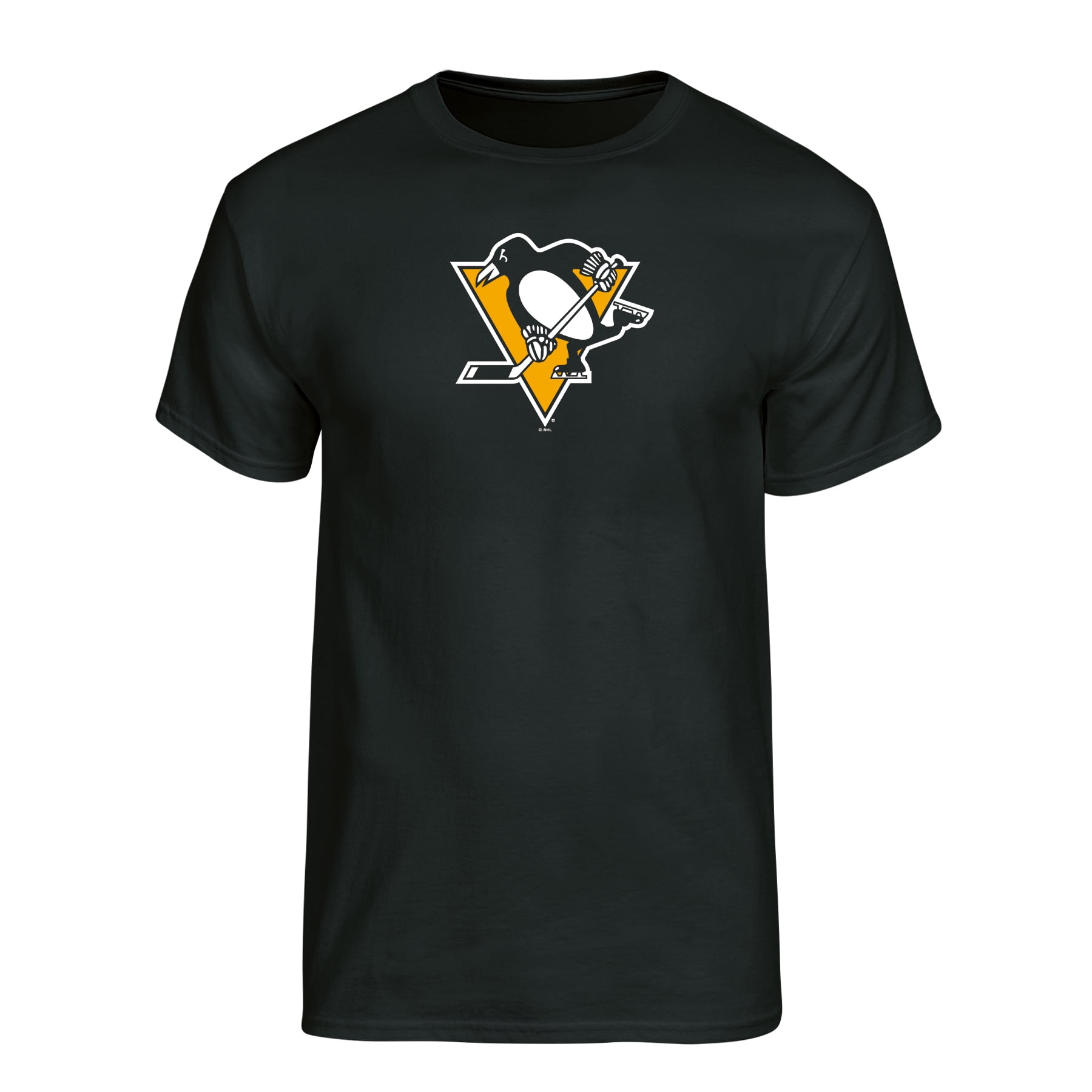 NHL Pittsburgh Penguins Men's Team Color Primary Logo Short Sleeve T-Shirt