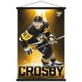 thumbnail image 1 of NHL Pittsburgh Penguins - Sidney Crosby 18 Wall Poster with Wooden Magnetic Frame, 22.375" x 34", 1 of 3