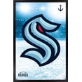 thumbnail image 1 of NHL Seattle Kraken - Logo 20 Wall Poster, 14.725" x 22.375", Framed, 1 of 3