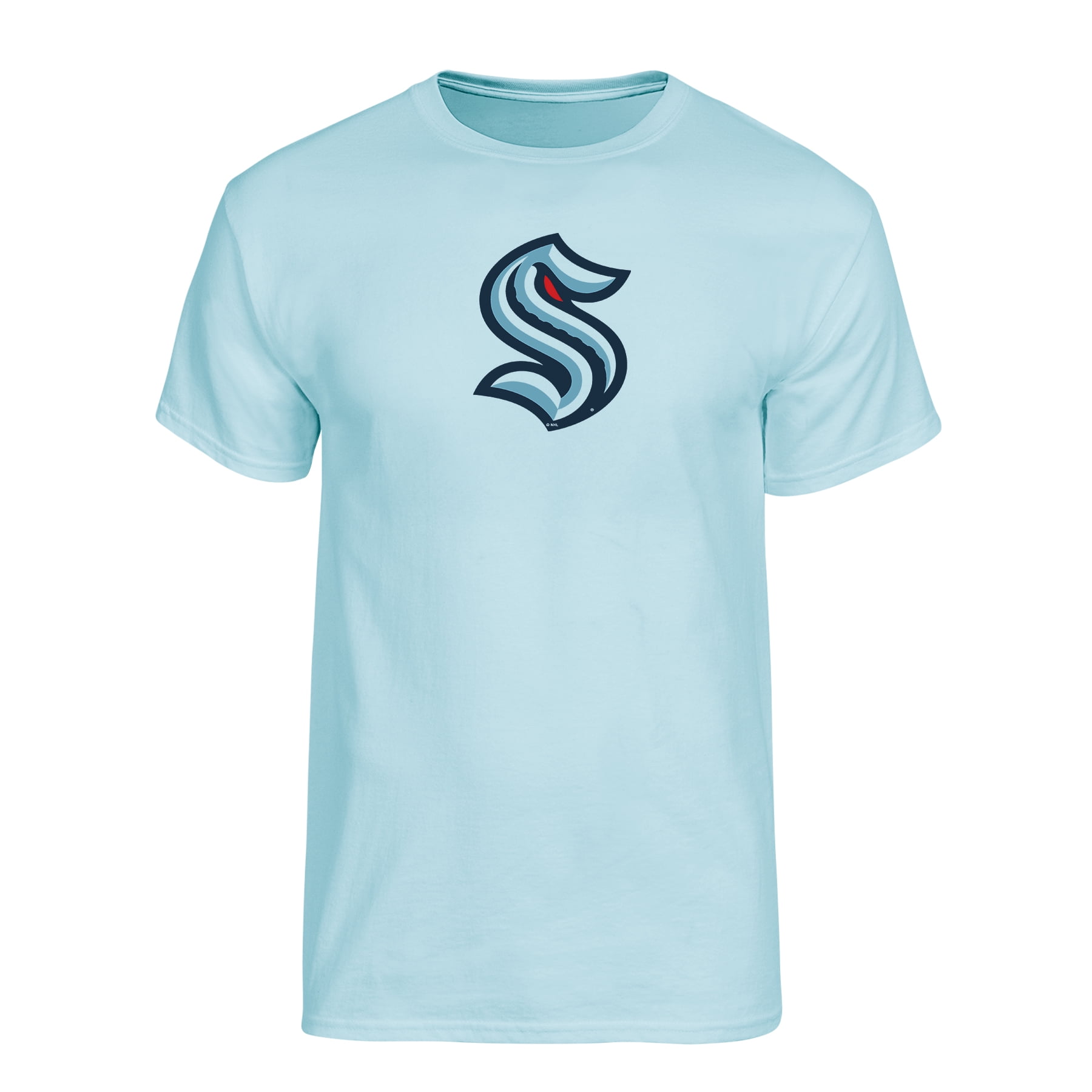 NHL Seattle Kraken Men's Team Color Primary Logo Short Sleeve T-Shirt