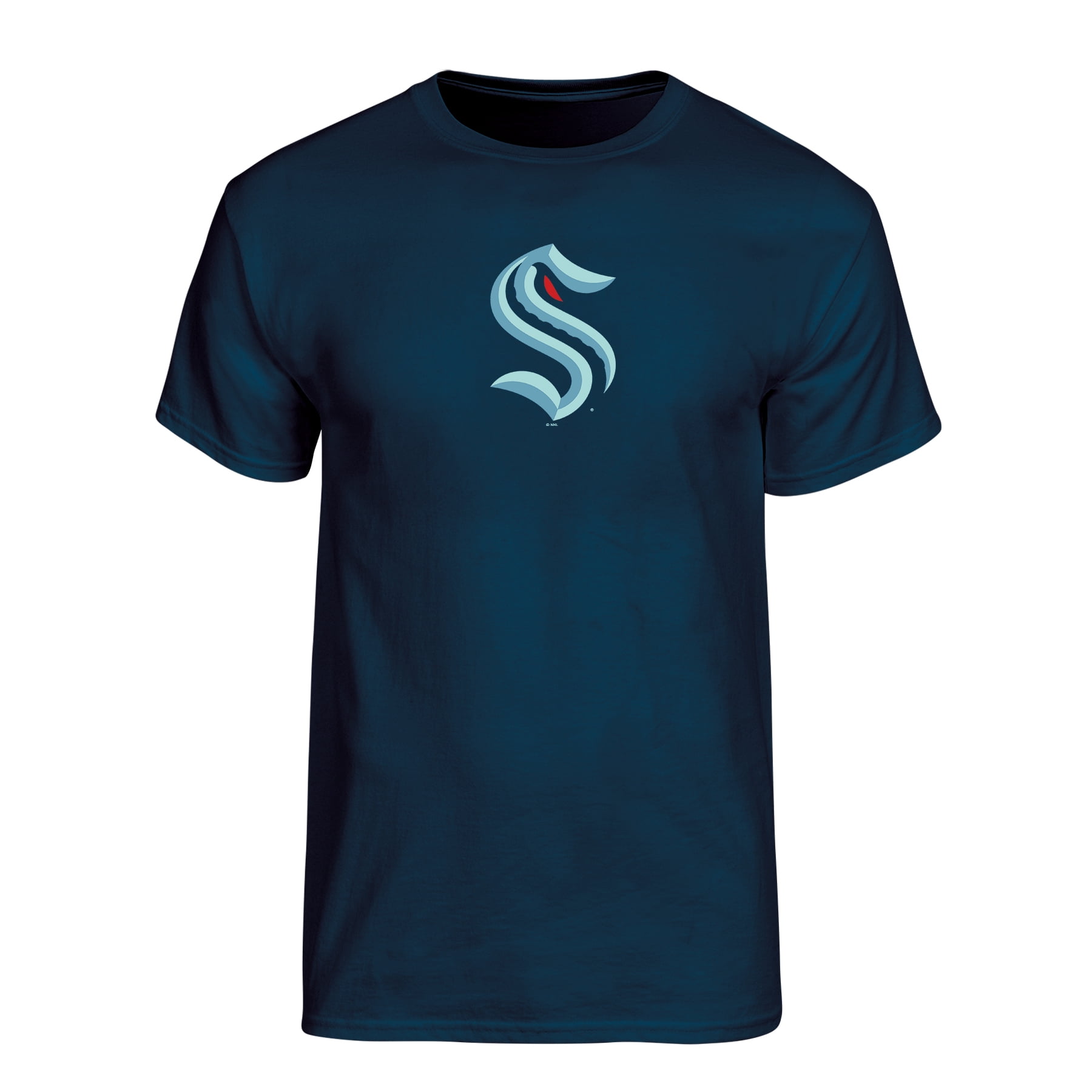 NHL Seattle Kraken Men's Team Color Primary Logo Short Sleeve T-Shirt