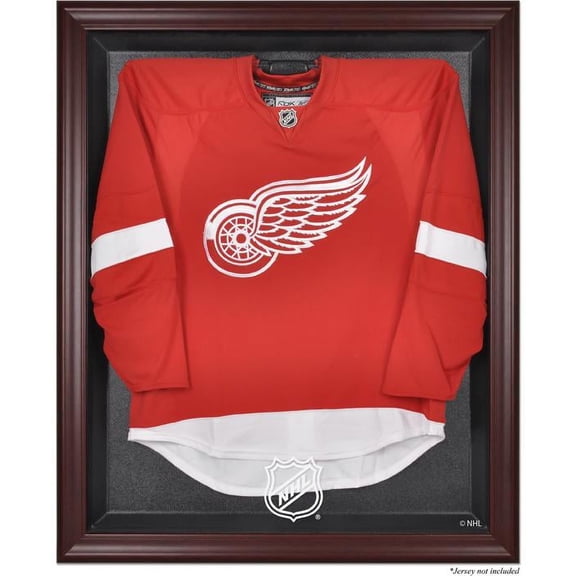 NHL Shield Mahogany Jersey Display Case