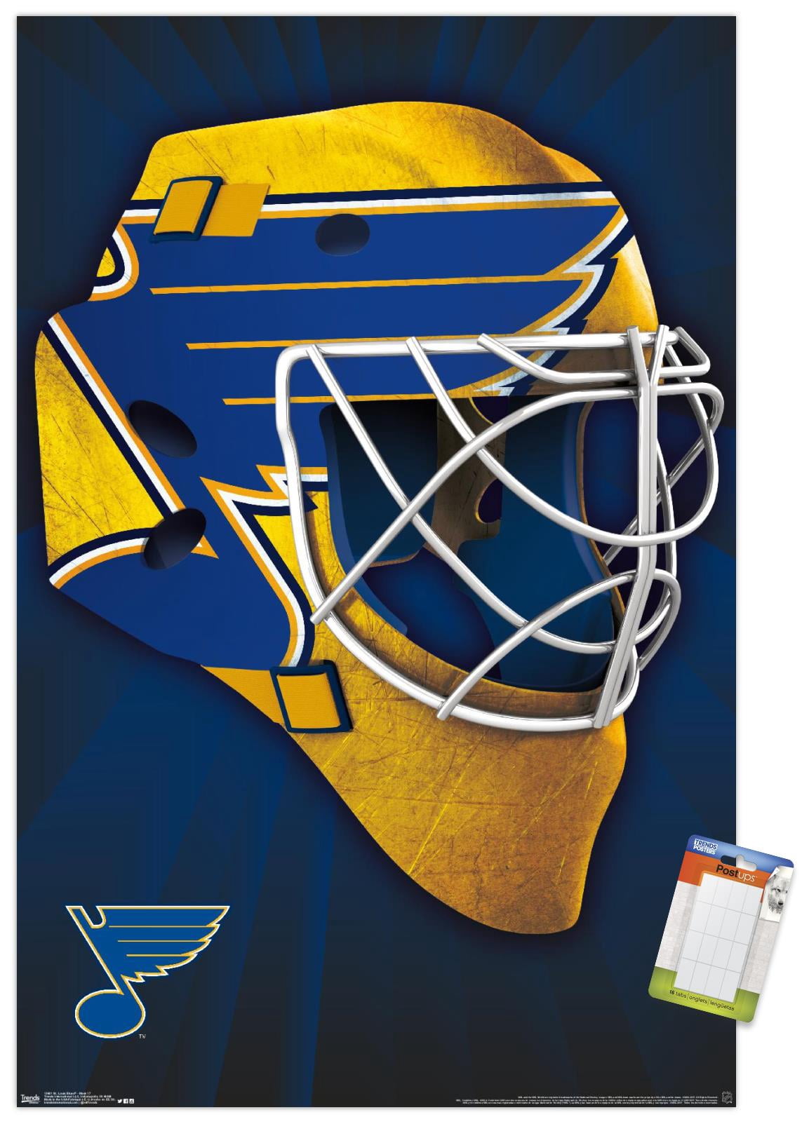 NHL St. Louis Blues - Logo 17 Wall Poster, 14.725" x 22.375"