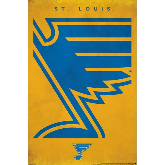NHL St. Louis Blues - Logo 25 Wall Poster, 14.725" x 22.375"