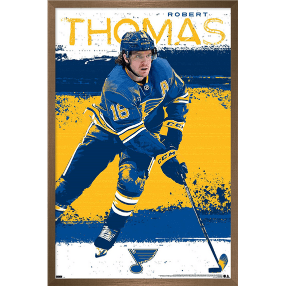 NHL St. Louis Blues - Robert Thomas 23 Wall Poster, 14.725" x 22.375" Framed
