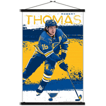 NHL St. Louis Blues - Robert Thomas 23 Wall Poster with Magnetic Frame, 22.375" x 34"