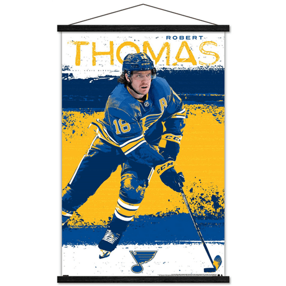 NHL St. Louis Blues - Robert Thomas 23 Wall Poster with Magnetic Frame, 22.375" x 34"