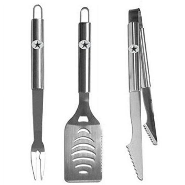 NHL Stainless Steel 3 Piece BBQ Tool Set