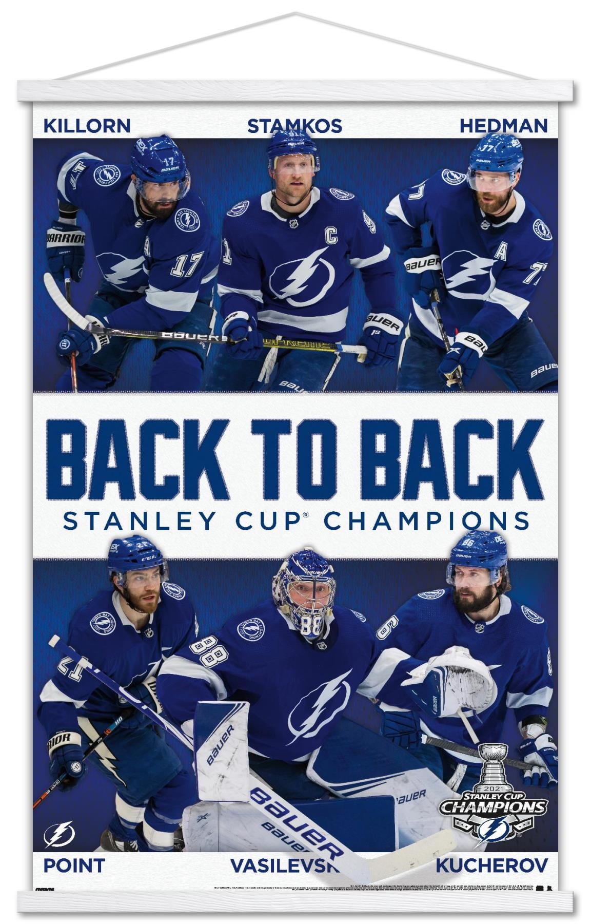Tampa Bay Lightning 2021 Stanley Cup Champions Logo - Officially