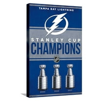 NHL Tampa Bay Lightning - Champions 23 Canvas Wall Poster, 14.725" x 22.375"