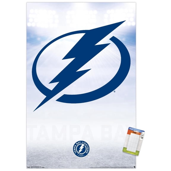 NHL Tampa Bay Lightning - Logo 17 Wall Poster, 22.375" x 34"
