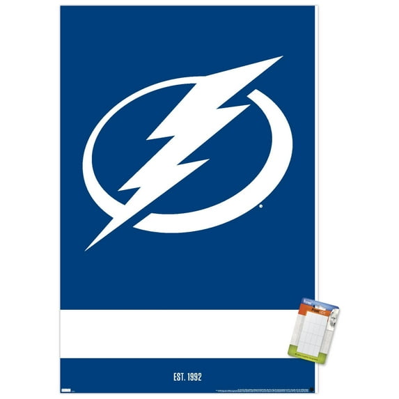 NHL Tampa Bay Lightning - Logo 21 Wall Poster, 14.725" x 22.375"