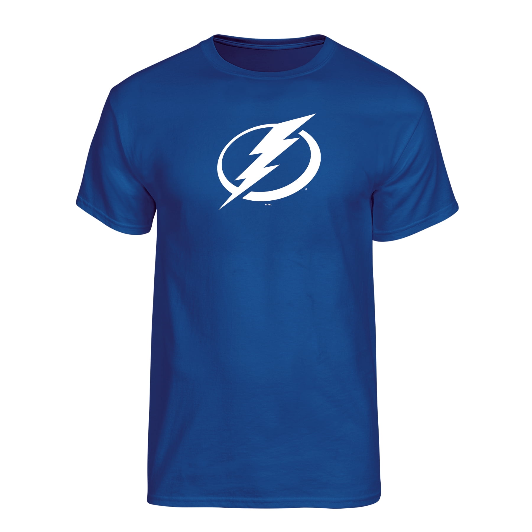NHL Tampa Bay Lightning Men's Team Color Primary Logo Short Sleeve T-Shirt