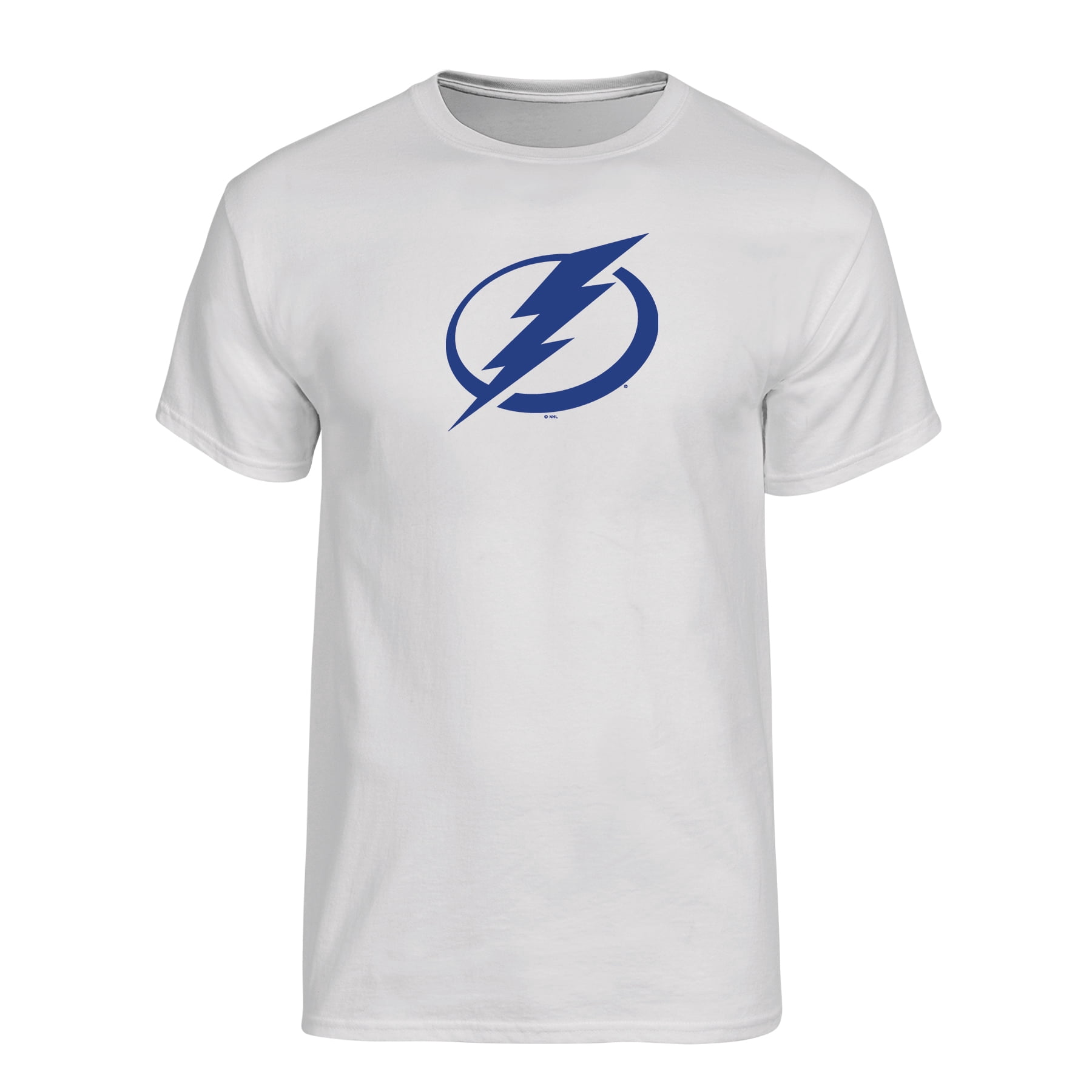NHL Tampa Bay Lightning Men's Team Color Primary Logo Short Sleeve T-Shirt