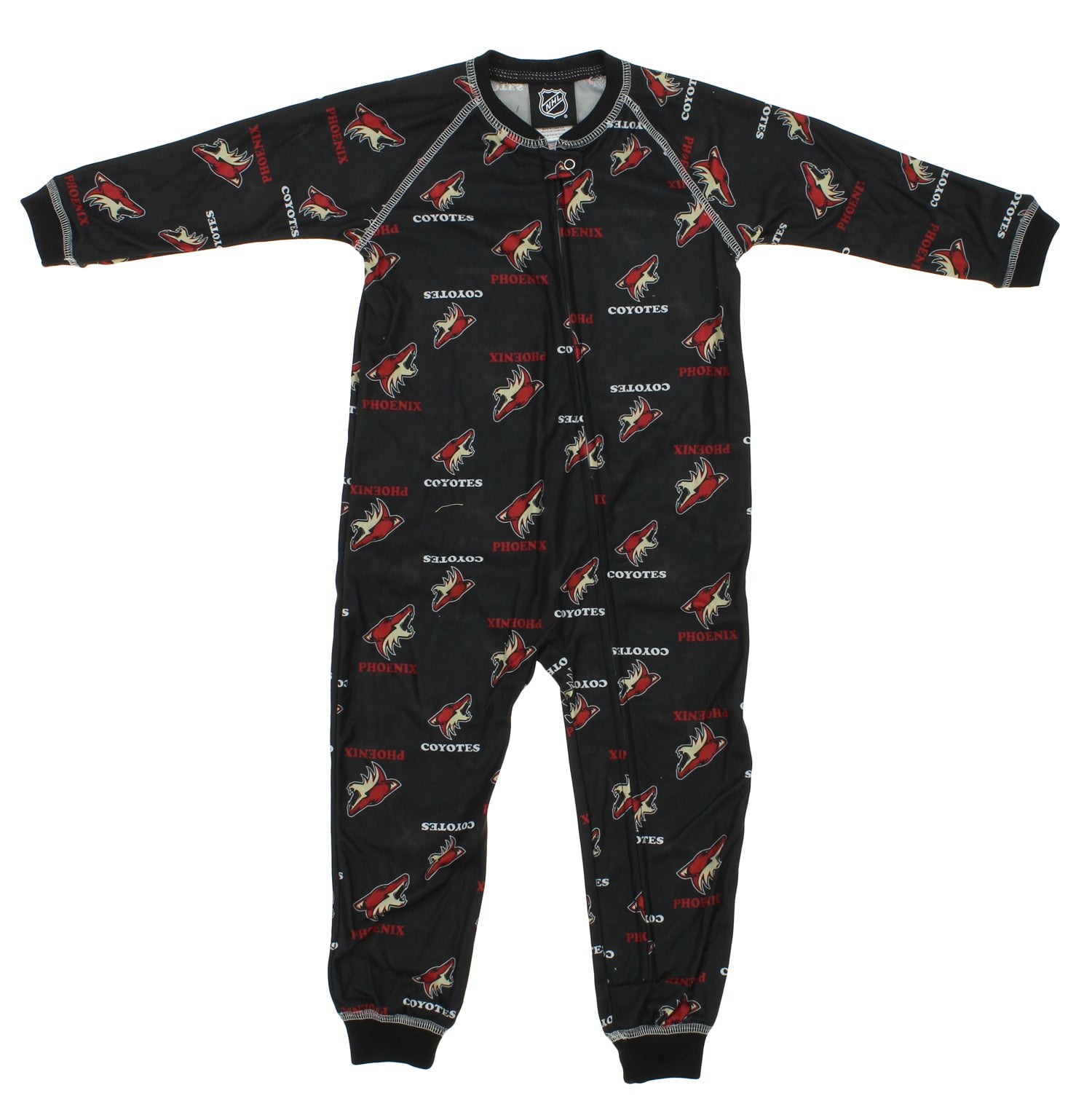 nhl-toddlers-phoenix-coyotes-full-zip-raglan-logo-print-coverall-black-walmart-com