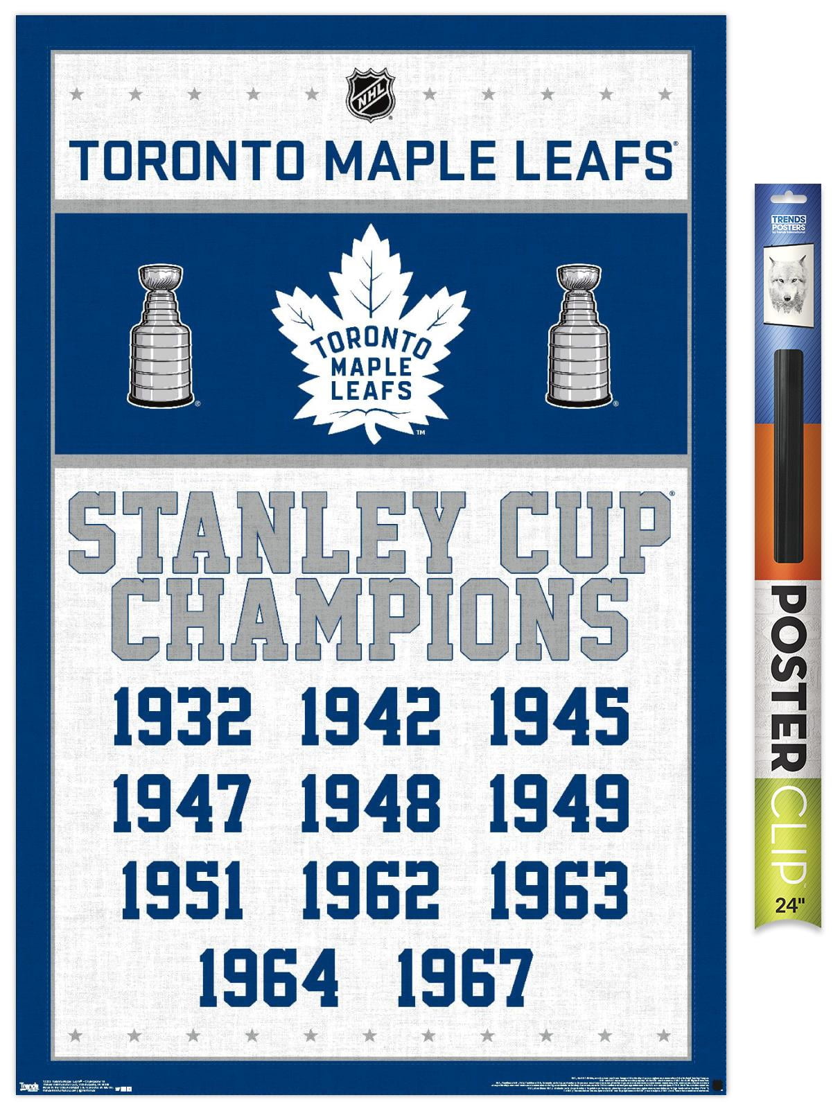 NHL Toronto Maple Leafs - Champions 16 Wall Poster, 22.375" x 34"