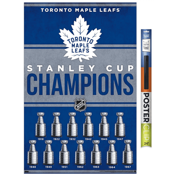 NHL Toronto Maple Leafs - Champions 23 Wall Poster, 22.375" x 34"