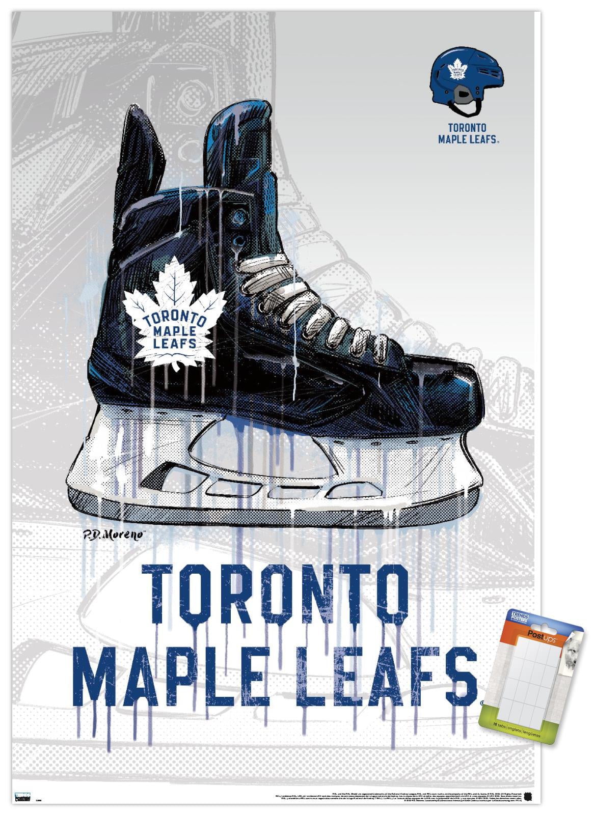 NHL Toronto Maple Leafs - Drip Skate 20 Wall Poster, 22.375" x 34"