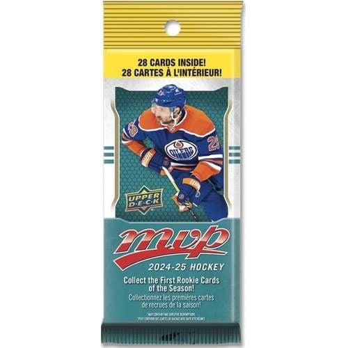 NHL Upper Deck 2024-25 MVP Hockey Trading Card Fat Pack (28 Cards)