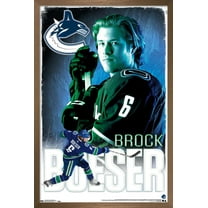 NHL Vancouver Canucks - Brock Boeser 18 Wall Poster, 14.725" x 22.375", Framed