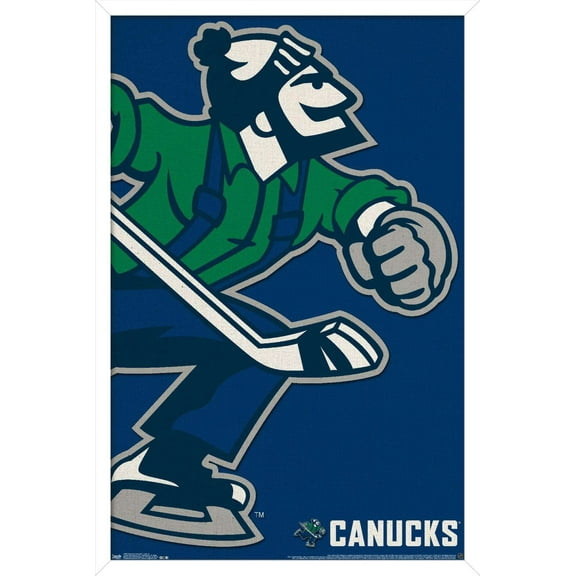 NHL Vancouver Canucks - Logo 14 Wall Poster, 14.725" x 22.375", Framed