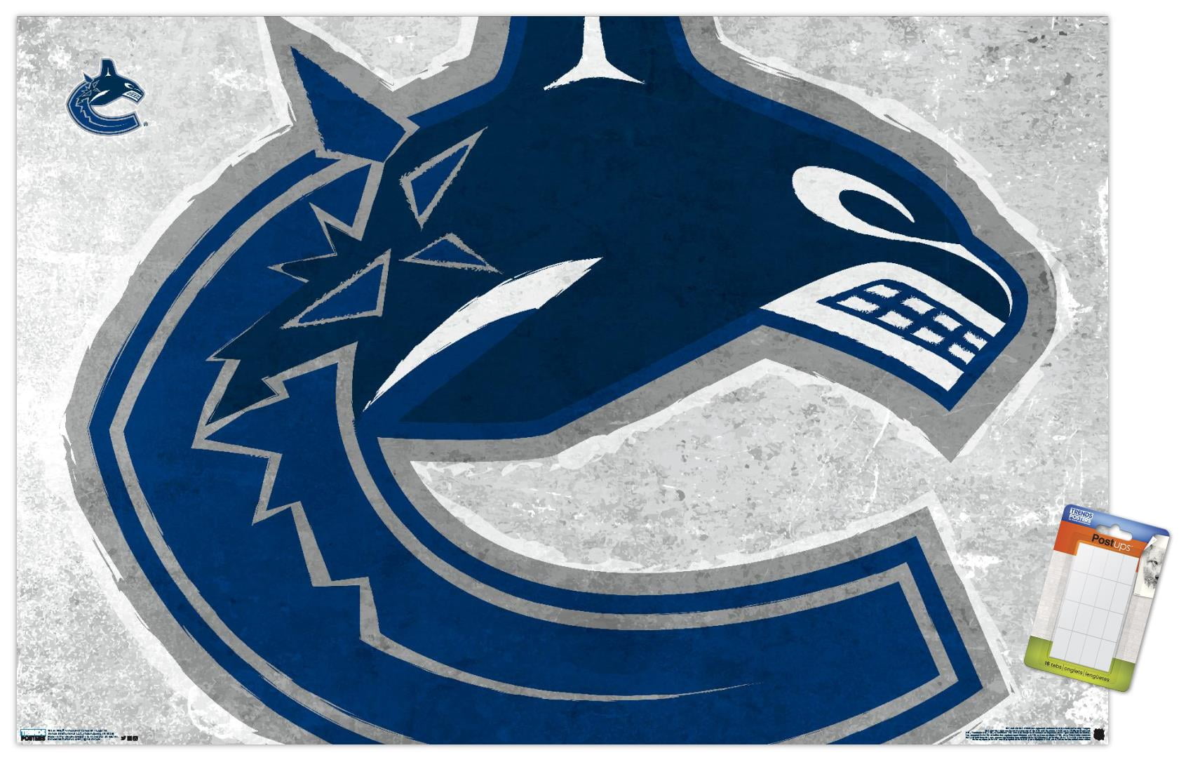 NHL Vancouver Canucks - Logo 19 Wall Poster, 14.725" x 22.375"