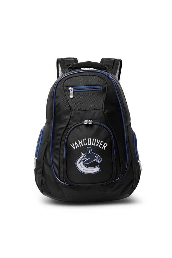 NHL Vancouver Canucks Premium Laptop Backpack with Colored Trim